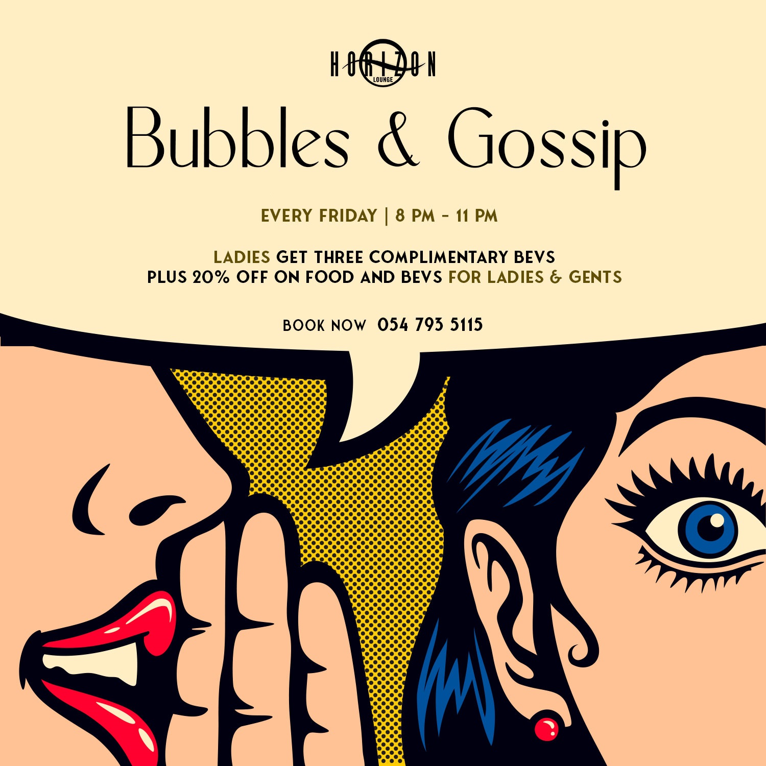 Ladies Night/Bubbles & Gossip